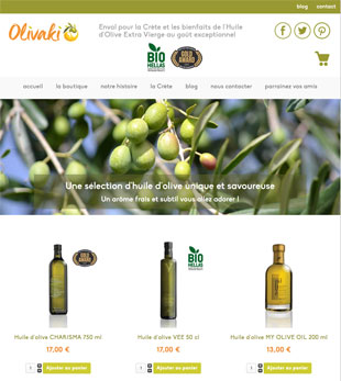 Olivaki - Huile d'olive de Crète Olivaki - Huile d'olive de Crète